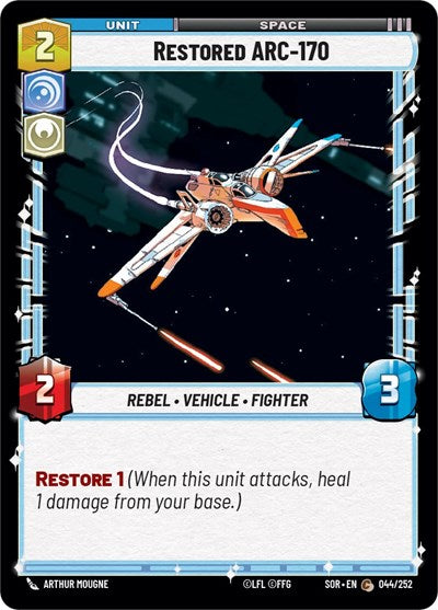 Restored ARC-170 (Spark of Rebellion)(SOR-044/252)(C)