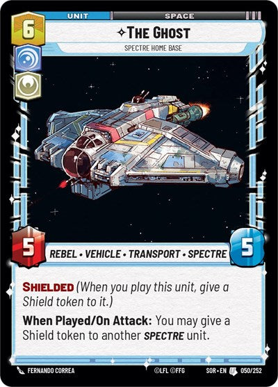 The Ghost, Spectre Home Base - Foil (Spark of Rebellion)(SOR-050/252)(U)