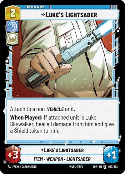 Luke's Lightsaber (Spark of Rebellion)(SOR-053/252)(S)