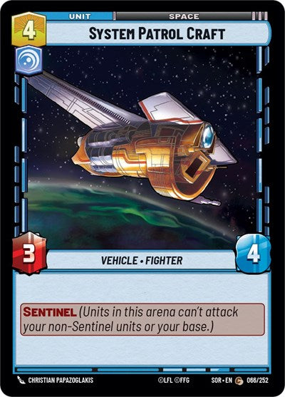 System Patrol Craft - Foil (Spark of Rebellion)(SOR-066/252)(C)