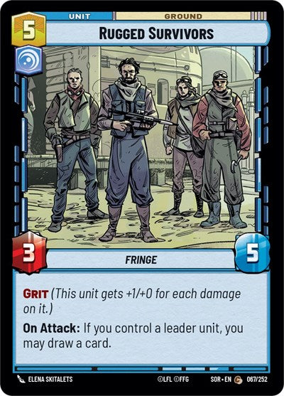 Rugged Survivors - Foil (Spark of Rebellion)(SOR-067/252)(C)