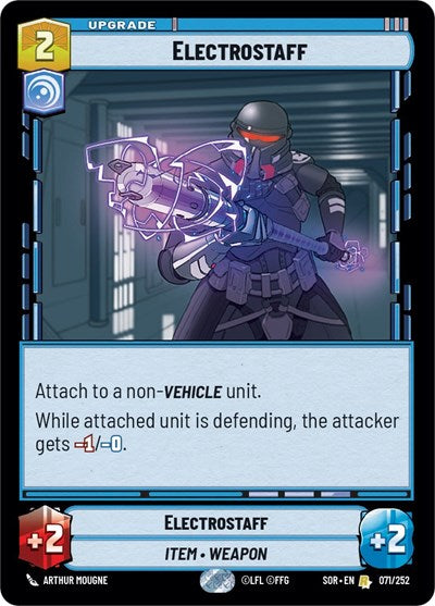 Electrostaff - Foil (Spark of Rebellion)(SOR-071/252)(R)