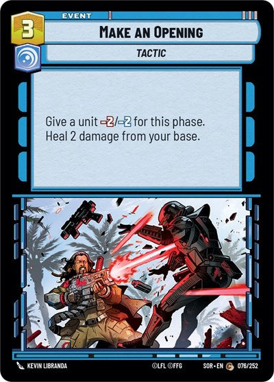 Make An Opening - Foil (Spark of Rebellion)(SOR-076/252)(C)