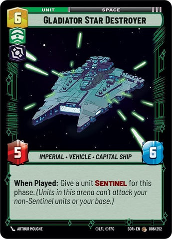 Gladiator Star Destroyer - Foil (Spark of Rebellion)(SOR-086/252)(C)