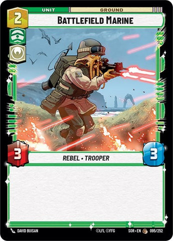 Battlefield Marine - Foil (Spark of Rebellion)(SOR-095/252)(C)