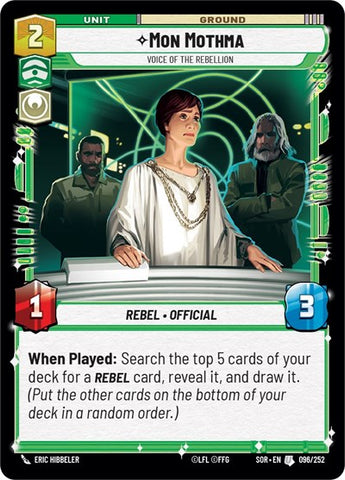 Mon Mothma, Voice of the Rebellion (Spark of Rebellion)(SOR-096/252)(U)