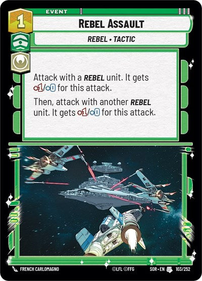 Rebel Assault (Spark of Rebellion)(SOR-103/252)(U)