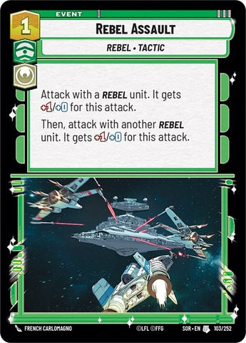 Rebel Assault - Foil (Spark of Rebellion)(SOR-103/252)(U)