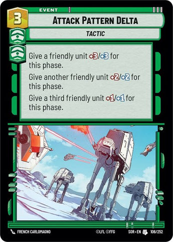Attack Pattern Delta (Spark of Rebellion)(SOR-106/252)(U)