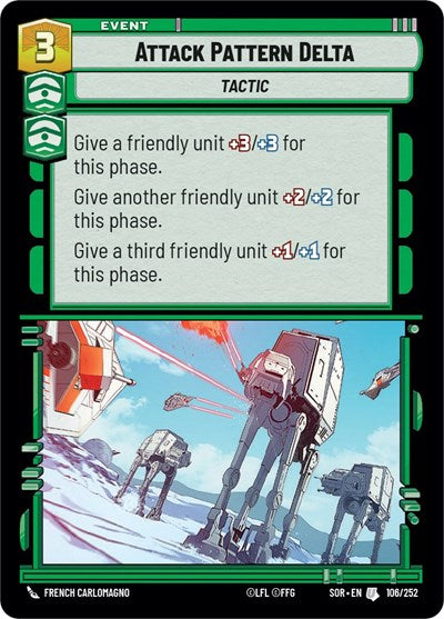 Attack Pattern Delta - Foil (Spark of Rebellion)(SOR-106/252)(U)