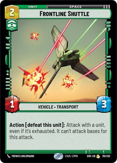 Frontline Shuttle (Spark of Rebellion)(SOR-110/252)(R)