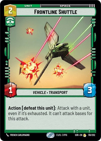 Frontline Shuttle (Spark of Rebellion)(SOR-110/252)(R)