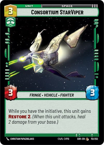 Consortium StarViper - Foil (Spark of Rebellion)(SOR-112/252)(C)