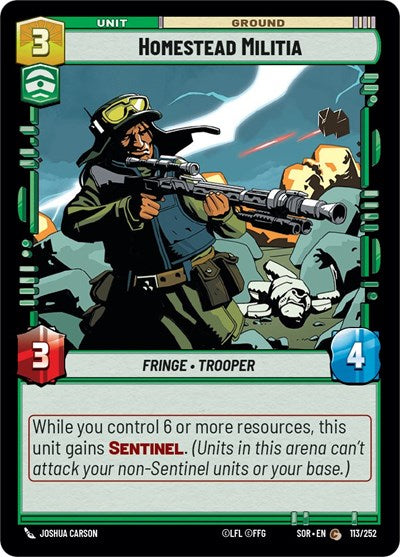 Homestead Militia (Spark of Rebellion)(SOR-113/252)(C)