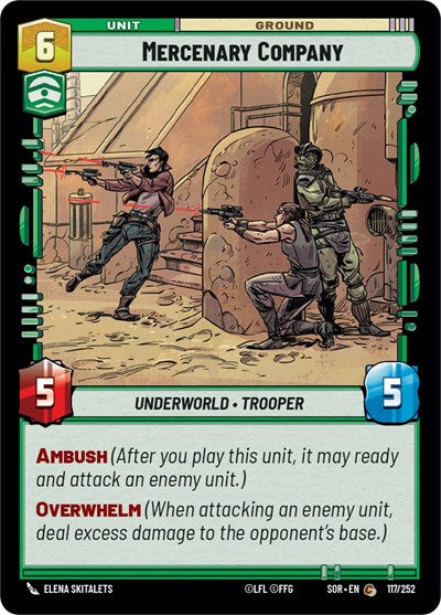 Mercenary Company - Foil (Spark of Rebellion)(SOR-117/252)(C)