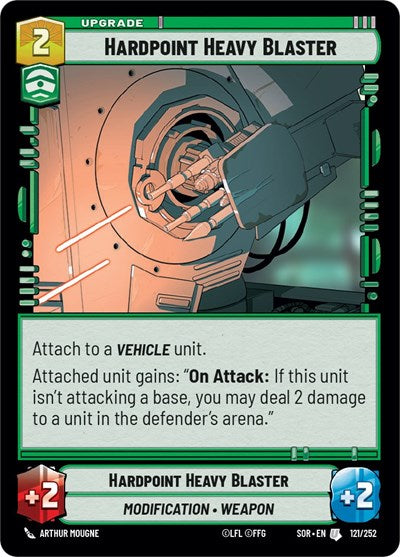 Hardpoint Heavy Blaster - Foil (Spark of Rebellion)(SOR-121/252)(U)