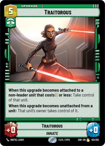 Traitorous (Spark of Rebellion)(SOR-122/252)(R)