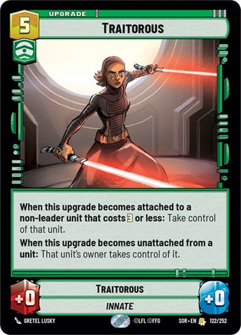 Traitorous - Foil (Spark of Rebellion)(SOR-122/252)(R)