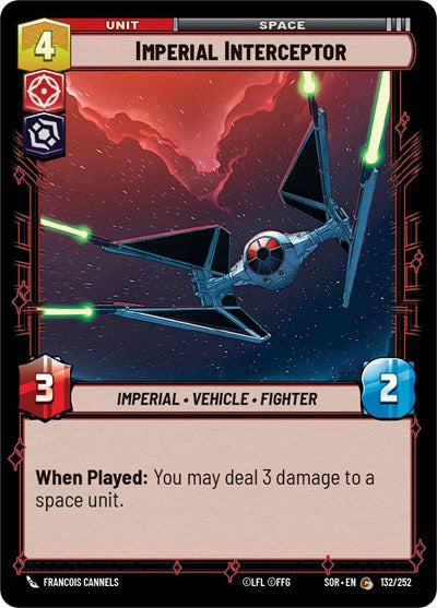 Imperial Interceptor - Foil (Spark of Rebellion)(SOR-132/252)(C)