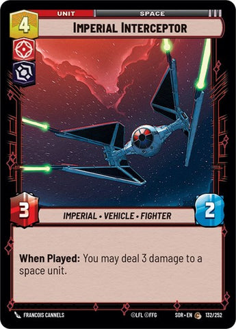 Imperial Interceptor - Foil (Spark of Rebellion)(SOR-132/252)(C)