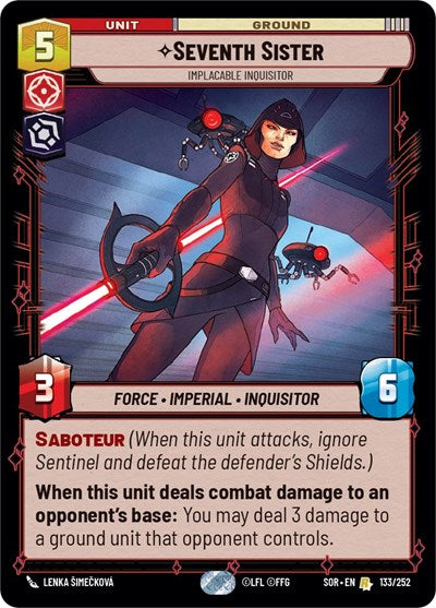 Seventh Sister, Implacable Inquisitor (Spark of Rebellion)(SOR-133/252)(R)