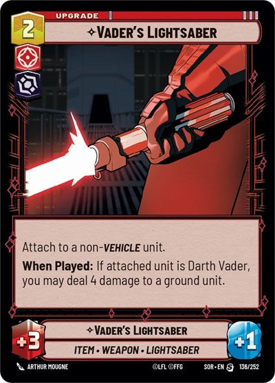 Vader's Lightsaber (Spark of Rebellion)(SOR-136/252)(S)