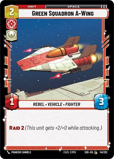 Green Squadron A-Wing (Spark of Rebellion)(SOR-141/252)(C)