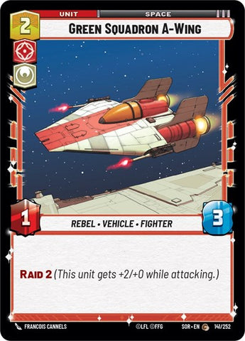 Green Squadron A-Wing (Spark of Rebellion)(SOR-141/252)(C)