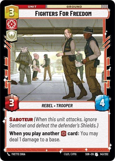 Fighters For Freedom (Spark of Rebellion)(SOR-143/252)(U)