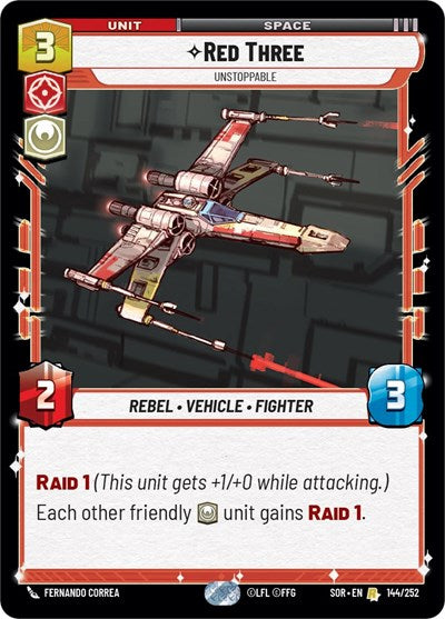 Red Three, Unstoppable (Spark of Rebellion)(SOR-144/252)(R)