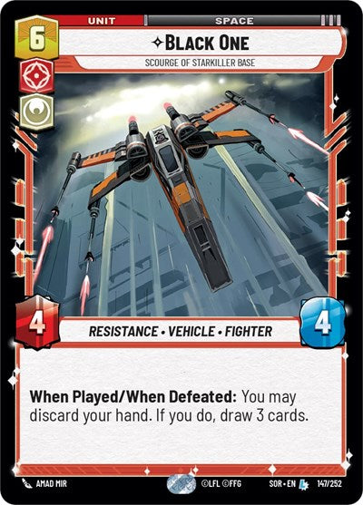 Black One, Scourge of Starkiller Base (Spark of Rebellion)(SOR-147/252)(L)
