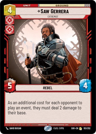 Saw Gerrera, Extremist (Spark of Rebellion)(SOR-153/252)(R)