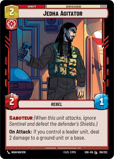 Jedha Agitator (Spark of Rebellion)(SOR-158/252)(C)