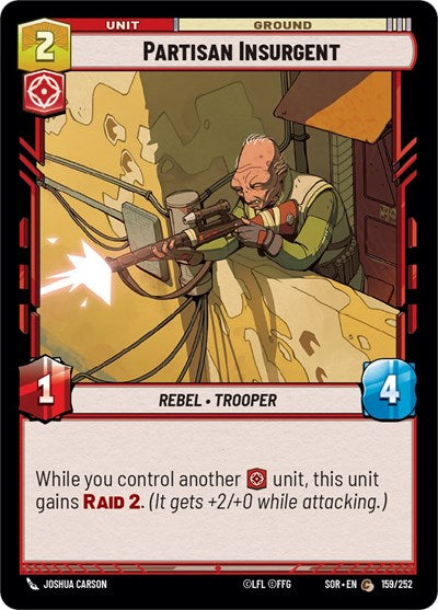 Partisan Insurgent (Spark of Rebellion)(SOR-159/252)(C)
