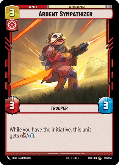 Ardent Sympathizer (Spark of Rebellion)(SOR-161/252)(C)