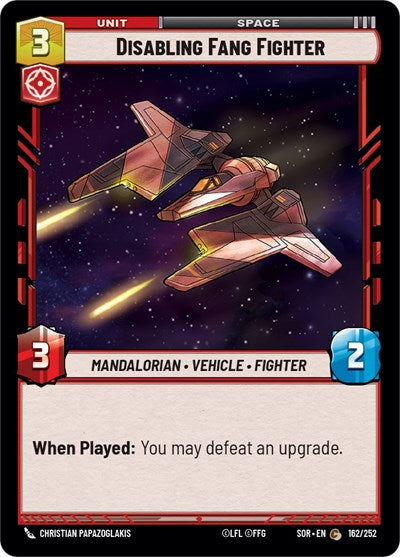 Disabling Fang Fighter (Spark of Rebellion)(SOR-162/252)(C)