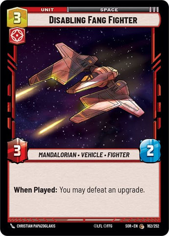 Disabling Fang Fighter (Spark of Rebellion)(SOR-162/252)(C)
