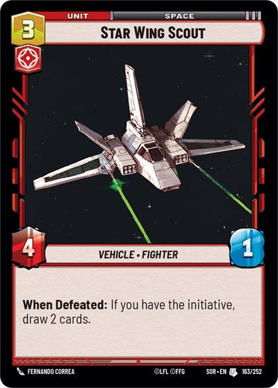 Star Wing Scout (Spark of Rebellion)(SOR-163/252)(U)