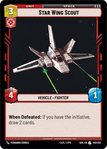 Star Wing Scout - Foil (Spark of Rebellion)(SOR-163/252)(U)
