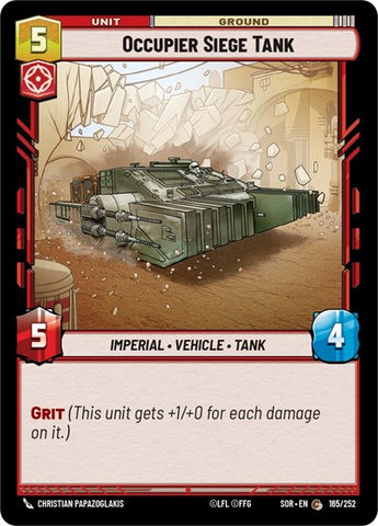 Occupier Siege Tank (Spark of Rebellion)(SOR-165/252)(C)
