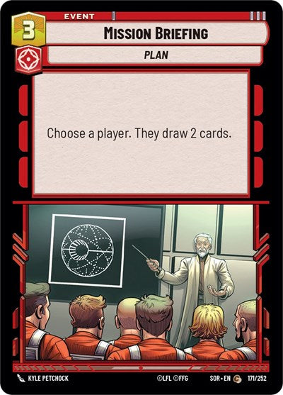 Mission Briefing - Foil (Spark of Rebellion)(SOR-171/252)(C)