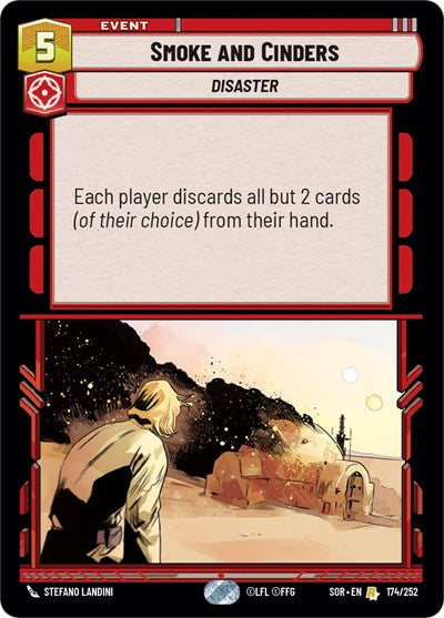 Smoke and Cinders - Foil (Spark of Rebellion)(SOR-174/252)(R)