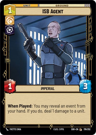 ISB Agent - Foil (Spark of Rebellion)(SOR-176/252)(C)