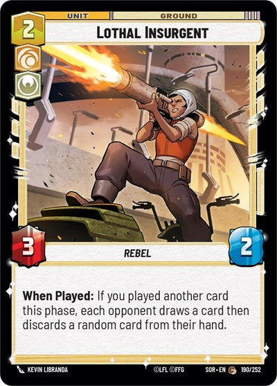 Lothal Insurgent - Foil (Spark of Rebellion)(SOR-190/252)(C)