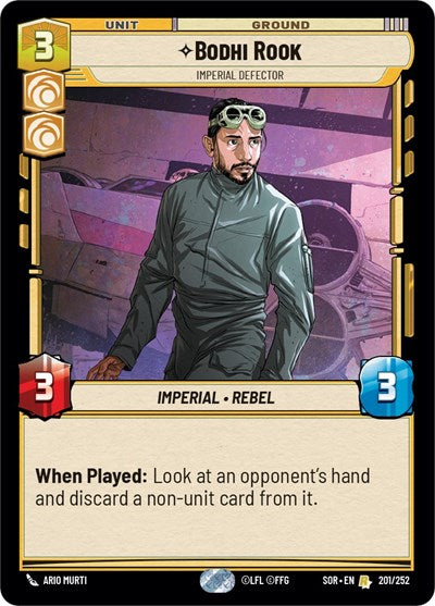 Bodhi Rook, Imperial Defector - Foil (Spark of Rebellion)(SOR-201/252)(R)