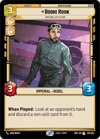 Bodhi Rook, Imperial Defector - Foil (Spark of Rebellion)(SOR-201/252)(R)