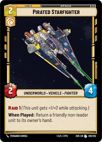 Pirated Starfighter (Spark of Rebellion)(SOR-209/252)(U)
