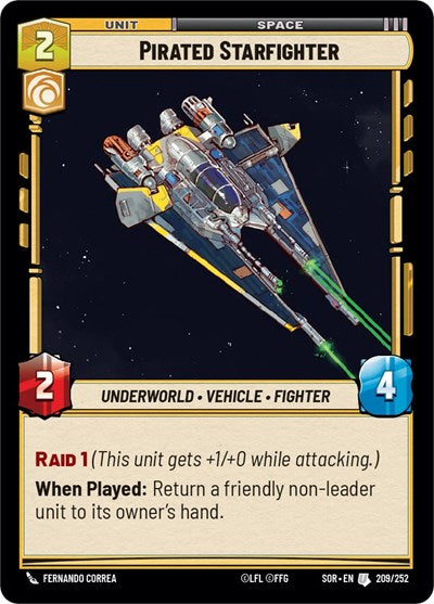 Pirated Starfighter - Foil (Spark of Rebellion)(SOR-209/252)(U)