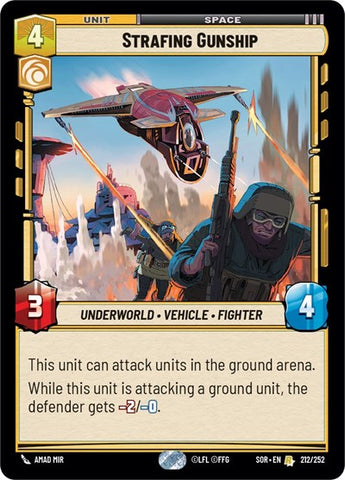 Strafing Gunship - Foil (Spark of Rebellion)(SOR-212/252)(R)