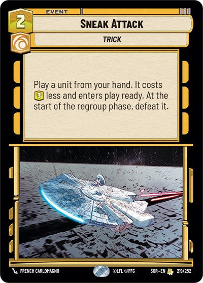 Sneak Attack - Foil (Spark of Rebellion)(SOR-219/252)(R)